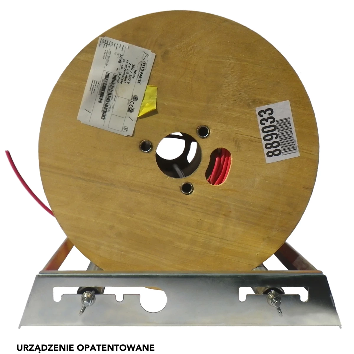 Стійка для розмотування кабелів та електричних проводів з барабанів і котушок, макс. ширина барабана 370 мм - SB-370